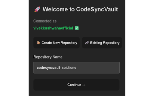 CodeSyncVault :: Automatically detect, organize, and sync your accepted coding solutions from LeetCode, GeeksforGeeks, and HackerRank to GitHub.