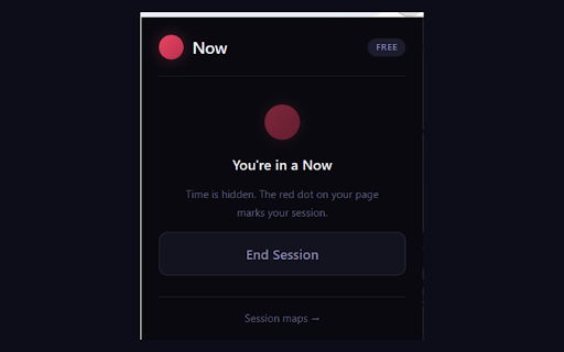 Now — Timeless Focus :: Escape time. Find flow. The anti-timer focus tool.