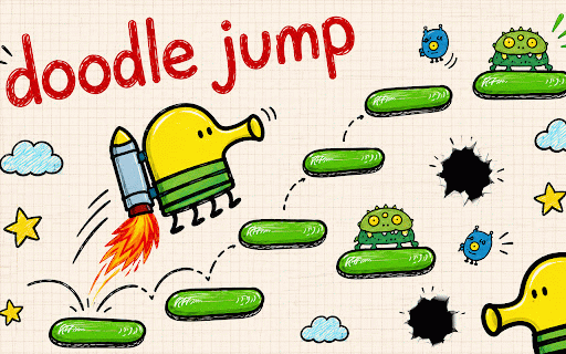 Doodle Jump :: Get ready to elevate your gaming experience with the Doodle Jump game extension!