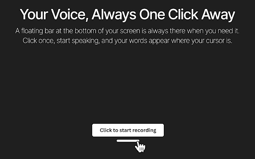 Voice Typing & Dictation for Gmail, Docs & Web → WriteByVoice :: Dictate emails, Google Docs, forms & any website using AI voice typing. Fast, accurate speech-to-text for Chrome and Gmail.
