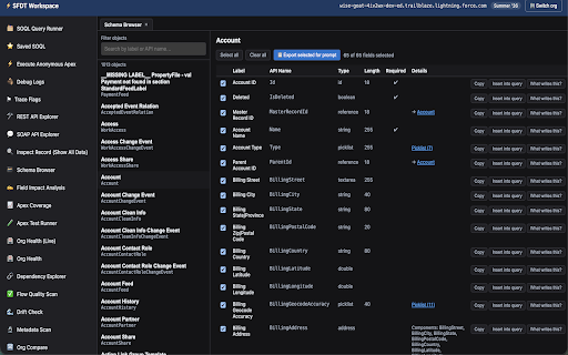 SFDT for Salesforce :: Productivity tools for Salesforce admins & developers — Flow, Setup, Object Manager, record pages, SOQL/REST/SOAP & AI.