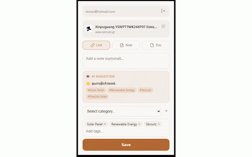 Cloud0x - Save Anything Instantly :: Save links, notes, and documents with one click. AI-powered auto-categorization and smart tagging.