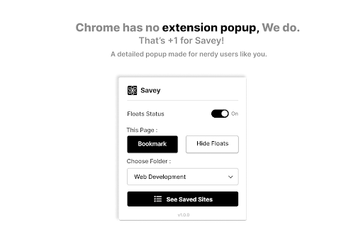 Savey! :: Save useful links and content from the web to your personal collection in one click