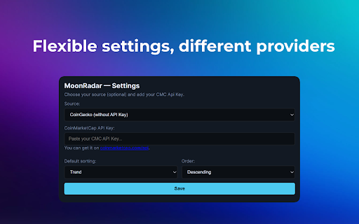 MoonRadar - Wеb3 & Crуpto Analytics :: Discover trending Solana Memecoins in Real Time