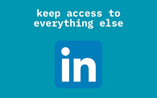 LinkedIn Feed Blocker :: Block the LinkedIn home feed. Keep messages, jobs, search, and profiles. No tracking, no data collected, no configuration needed.