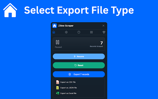 Zillow Scraper - Agent & Property Export :: Zillow Data Extractor - Download property details, prices & agent info as CSV, JSON, or Excel in one secure click.