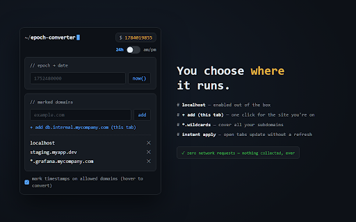 Epoch Converter :: Convert Unix epoch timestamps to human-readable dates and back.