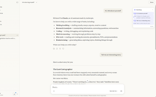 Chat Buoy :: Navigate long AI conversations with a smart sidebar — like a table of contents for your chats.