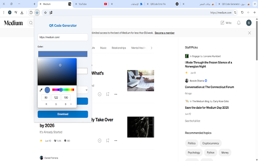 QR Code Generator :: Generate and customize QR codes.