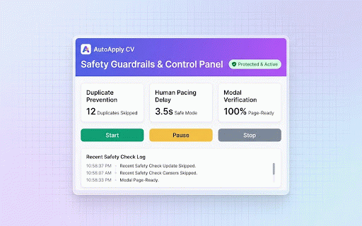 AutoApply CV - LinkedIn Auto Apply Bot :: Free LinkedIn auto apply bot & Easy Apply copilot. Automate job applications safely with custom answer bank and live tracking.