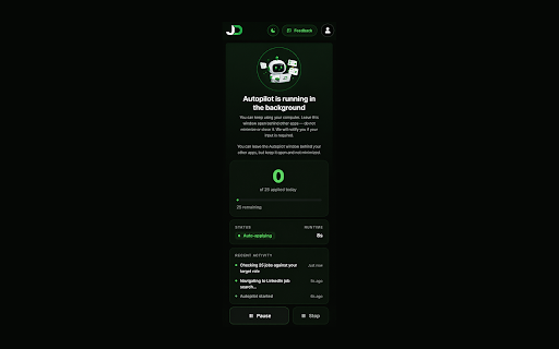 JobDoceo Autopilot :: AI-powered job application assistant for LinkedIn