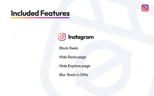 NoGram – Block Reels, Explore & Stories :: Block addictive Instagram content instantly with this extension.