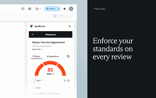 Spellbook :: The AI platform for commercial legal work.