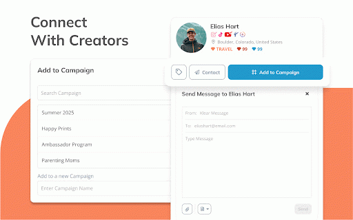 Klear Influencer Marketing :: Instantly vet influencer profiles while browsing social media