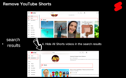 Remove YouTube Shorts :: Automatically remove all Shorts from YouTube
