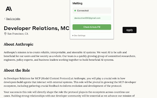 Melting Auto-Apply :: Automate job applications with Melting