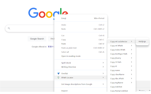 XPath Locator :: A web element locator tool for XPath and CSS selectors with real-time highlighting and property extraction features.