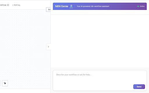 N8N Genie - AI Workflow Assistant :: An AI-powered assistant that helps you create and debug your N8N workflows with intelligent suggestions and code generation.