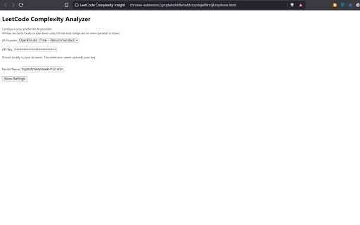 LeetCode Complexity Insight :: Analyzes time and space complexity of LeetCode problems directly on the problem page.