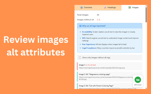 Website SEO Meta Inspector - SEO Health Analyzer :: Instantly analyze any webpage's SEO health. Check meta tags, headings structure, images, and get an overall SEO score with tips.