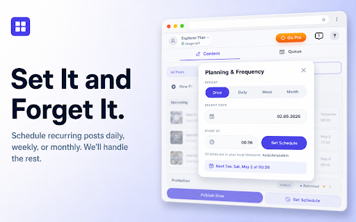 Multigroup Poster: Facebook Group Auto Poster, Bulk Scheduler & Spintax :: Facebook group auto poster: schedule & post to 50+ groups in 1 click. Spintax, smart delays. Save 7+ hours weekly. Free trial.
