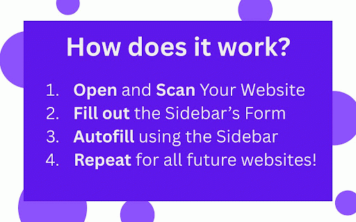 AutoFill Anywhere :: AutoFill Anywhere lets you save and re-use your form data. Auto-fill your forms with one click using a clean side panel.