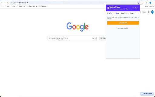 Bookmark Brain :: AI organizes your bookmarks into folders, removes duplicates, finds dead links, and searches by topic. Free and private.