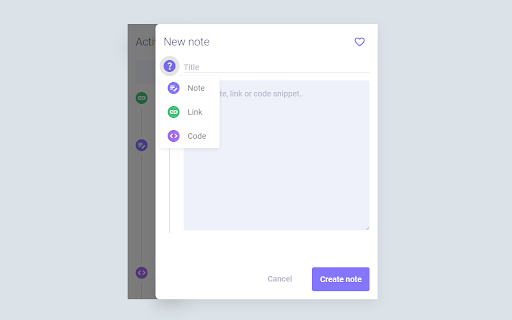 Timeline Notes :: Keep notes beautifully organized