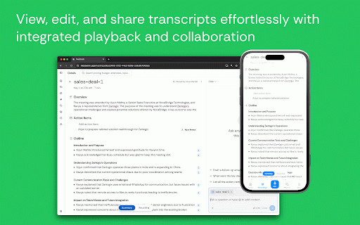 Meetbook: Record & Transcribe Meetings :: Record and transcribe your meetings with AI