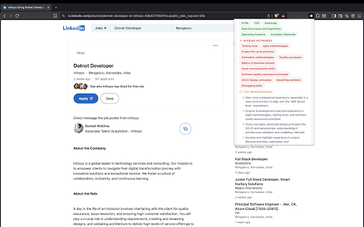 AI Resume Matcher :: Match Resume with Job Description using AI