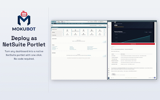 MokuBot - AI Agent for NetSuite :: AI-powered agent for NetSuite, executes tasks and boosts productivity x10 working in NetSuite