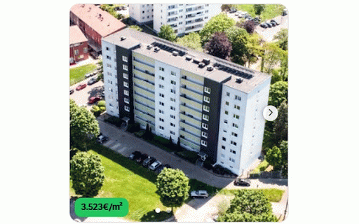 ImmoScout24 Tool: €/m² Preis-Badge & Quadratmeterpreis :: ImmoScout24-Tool: zeigt den Preis pro m² (€/m²) als farbiges Badge in den Suchergebnissen – Immobilien schneller vergleichen.