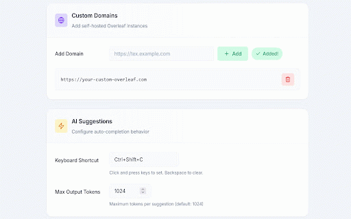 AI Agent for Overleaf :: AI-powered assistant for Overleaf LaTeX editor