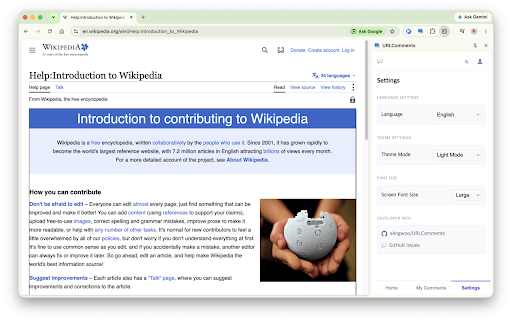 URLComments :: Discover and leave hidden comments on any URL. Like a treasure hunt for conversations that don't exist on the page itself.