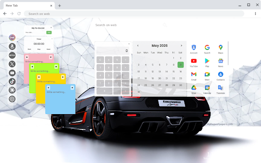 Ferrari Koenigsegg Live Wallpaper :: Ferrari Koenigsegg Live Wallpaper - Live HD video wallpaper for your Chrome new tab.