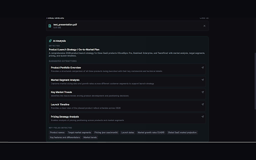 PullPDF - AI PDF Data Extractor :: Extract data from any PDF with AI. Get tables, text, and structured data as JSON, CSV, Excel, or Infographic.