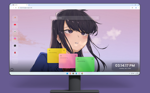 Komi Can't Communicate Wallpaper – Anime Character Backgrounds :: Bring Komi's heartwarming moments to your screen with beautiful anime character backgrounds on every new tab.