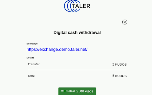 GNU Taler Wallet :: Privacy preserving and transparent payments