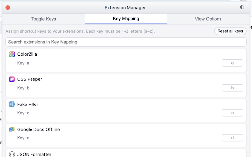 Extension Manager :: Manage your Chrome extensions comfortably by enabling and disabling them with ease.