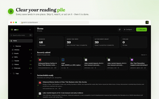 Skiml :: Skim any page. Get the brief that matters.