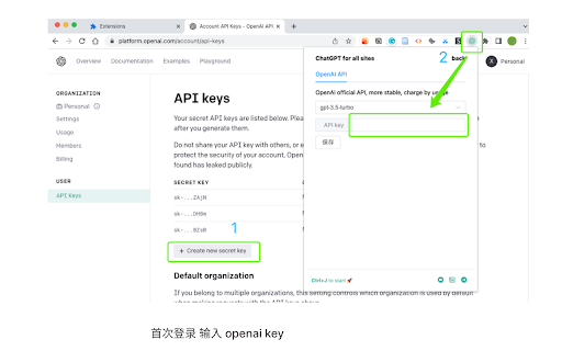 ChatGPT for all sites :: 基于ChatGPT版本的chrome插件