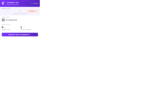 Tracehold Free :: Detects passwords, API keys and personal data before you send them to ChatGPT, Claude or Gemini. Your prompts are analyzed locally.