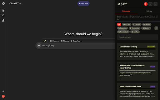 PromptGoat :: PromptGoat automatically transforms every AI prompt into expert-level instructions. Works with ChatGPT, Claude & Gemini.