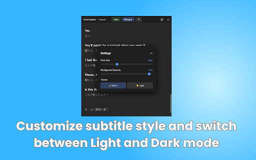 Real-Time Bilingual Video & Audio Translation – SonicCaption :: Real-time dual subtitles & AI captions for any tab. Live video & audio translation in 60+ languages with low latency