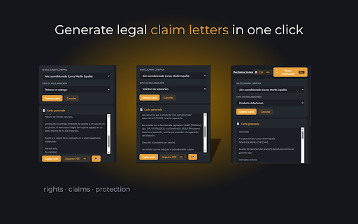 ClaimForge - rights | claims | protection :: Your EU consumer rights assistant. Warranties, returns and legal claims directly in your browser.