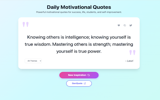 Motivational Quotes Club :: Replace your new tab with daily motivational quotes for success, life, students, and self-improvement.