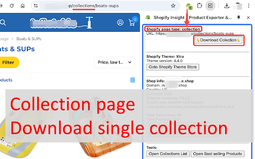 Shopify Scraper & Parser|Shopify Theme Detector|Shopify Insight :: Shopify export data in csv,excel, bulk export/import, Theme Detector, Product analyzer, Shopify Spy.