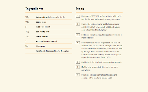 Recipe Enhancer :: See recipes in a cleaner and simpler format — by sizzle. Request any recipe to be added to sizzle.recipes.