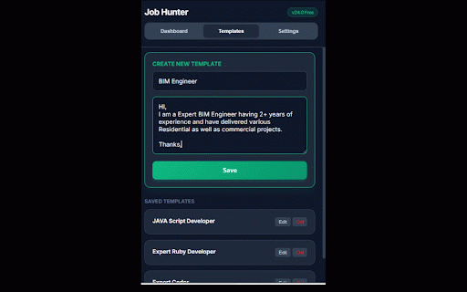 Job Hunter Ultimate :: Automated job feed monitor and proposal helper for freelancers.