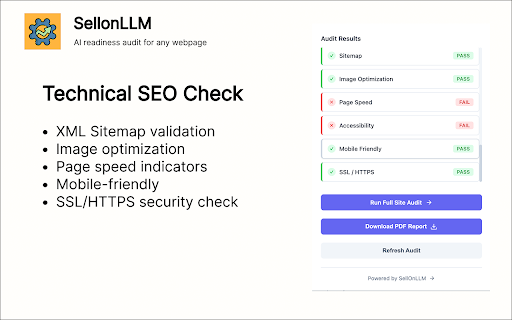 AEO/GEO Audit Tool - AI readiness check :: Quick AI readiness audit for any webpage. Check if your page is optimized for AI platforms like ChatGPT, Claude, and Perplexity.